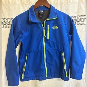 The North Face Boys Size 10/12 Shell Zip Up Jacket